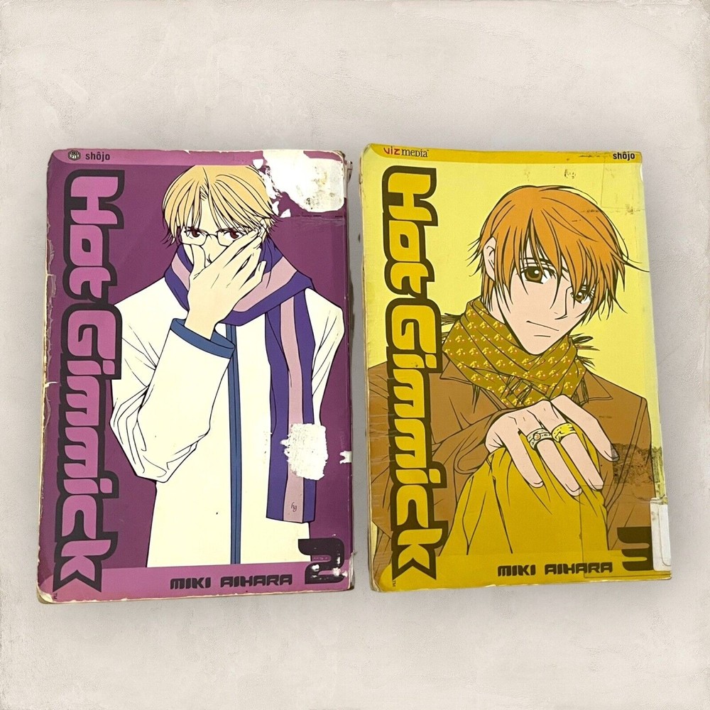 HOT GIMMICK Manga Book Lot by Miki Aihara | VOLS 2 & 3 | VIZ Media | Ex-Library